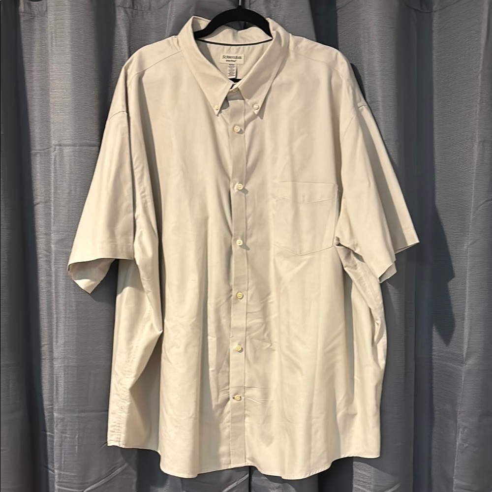 Men's ST John’s Bay Ironfree 4XL Cream Shirt